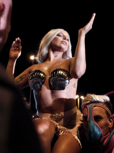 Lady Gaga, en un concierto. Reuters