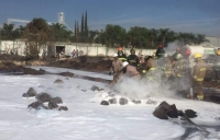 Incendio en ducto fue por ordeña clandestina, confirma Pemex