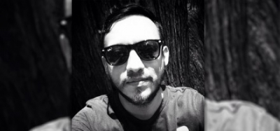 El fotoperiodista ‪‎Rubén Espinosa‬ en un autorretrato tomado el 28 de julio de 2015 en el DF.