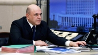 El primer ministro ruso, Mijaíl Mishustin.