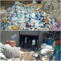 India: Sorprenden a una fábrica de colchones rellenando sus productos con mascarillas usadas