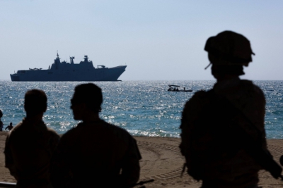 Los países de la OTAN han enviado buques de guerra para proteger la flotilla humanitaria de los ataques israelíes.