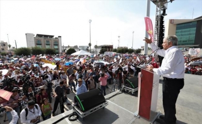 Andrés Manuel López Obrador estuvo en Torreón.
