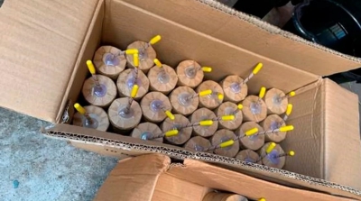 Más de 100,000 libras de fuegos artificiales ilegales incautados en Los Ángeles