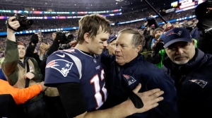 Tom Brady y el entrenador Bill Belichick lideraron la dinastía de los New England Patriots.