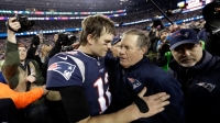 Tom Brady y el entrenador Bill Belichick lideraron la dinastía de los New England Patriots.
