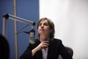 Carmen Aristegui, periodista.