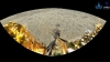 Imagen captada por una cámara del módulo Chang&#039;e-6 durante su aterrizaje en el lado oculto de la Luna, el 2 de junio de 2024.
