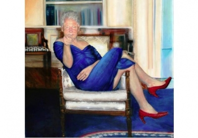 El polémico cuadro de Bill Clinton