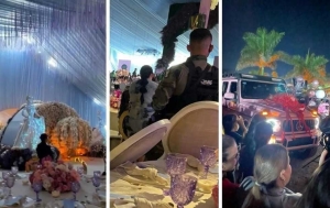 Los uniformados no encontraron a “El Lako”. Sólo un cachorro de león, una pantera y un tigre