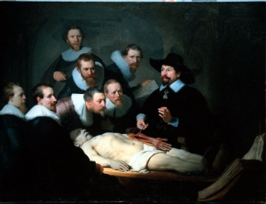 'La lección de anatomía del Dr. Nicolaes Tulp', del pintor holandés Rembrandt.