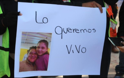 Varios de los compañeros de "El Pechocho" se manifestaron en días pasados para dar con su paradero.