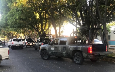 El área acordonada por las autoridades comprende desde la calle Encinos hasta Tabachines