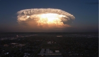 La increíble fotografía de una &#039;tormenta supercelda&#039; en Texas evoca pesadillas nucleares