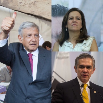 López Obrador inicia en el primer lugar de las preferencias de los electores rumbo a 2018.