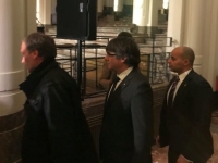 Puigdemont llega al acto celebrado junto a los 200 alcaldes en Bruselas