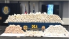 Incautaron 92,4 kg de polvo de fentanilo, también 1,157,672 pastillas falsificadas. Además de 6,062 kg de metanfetamina, 22,842 kg de cocaína, y 33 kg de heroína.