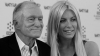 Hugh Hefner y su novia, modelo de Playboy Crystal Harris, en 2011.