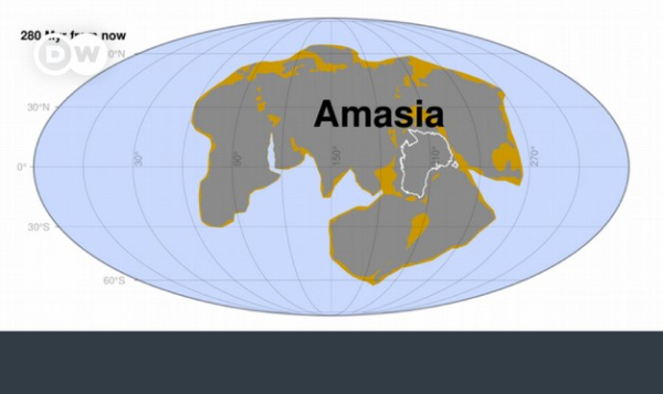 Esto es &quot;Amasia&quot;, el súpercontinente que se creará cuando desaparezca el océano Pacífico.  