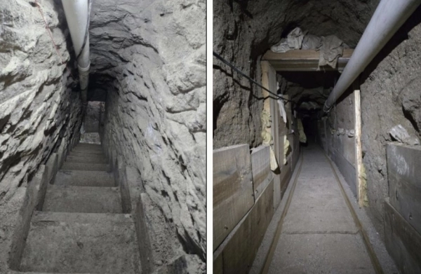 Descubren túnel del CJNG bajo tienda en Otay Mesa, con una tonelada de cocaína valuada en 45 mdd