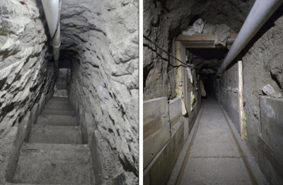 Descubren túnel del CJNG bajo tienda en Otay Mesa, con una tonelada de cocaína valuada en 45 mdd