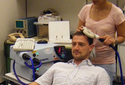 Recreación de una estimulación cerebral con el dispositivo portátil