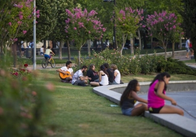 Un parque del municipio de Majadahonda