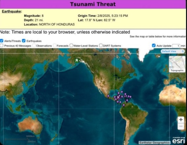 Alerta de tsunami tras un fortísimo sismo en el Caribe