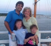 La familia Feldman antes del fallecimiento de Stacy y la detención de Robert.