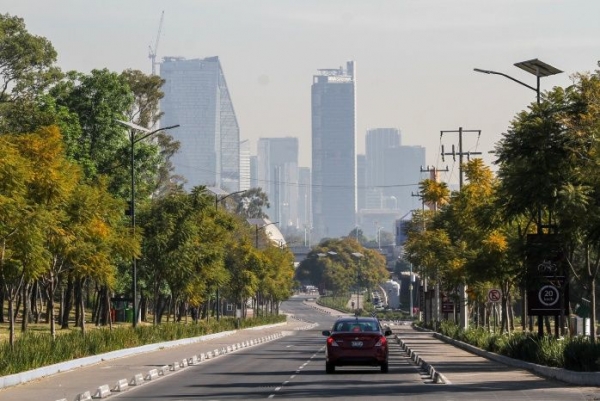 En México hay programas como el Hoy no circula que ayudan a disminuir la polución, además cuenta con semáforos sincronizados y revisiones estrictas a vehículos de uso rudo. 