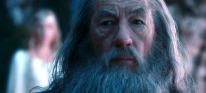 El actor caracterizado como Gandalf