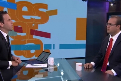 Imagen tomada de video de Noticieros Televisa de la entrevista de Loret de Mola a Javier Duarte
