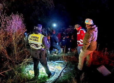 24 muertos y cinco heridos al desbarrancar autobús en Zacatecas