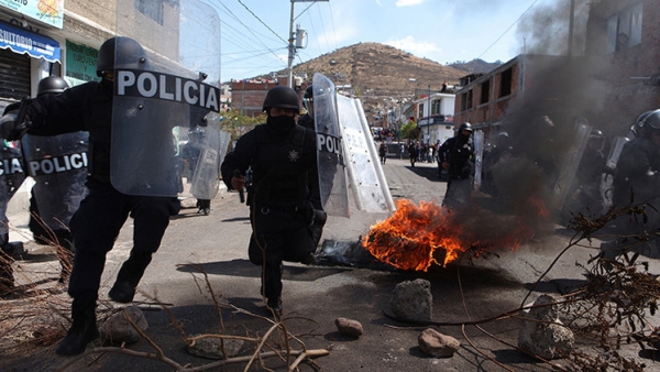La policía de Baja California abre fuego contra jornaleros causando varios muertos