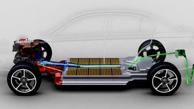 Batería de un coche eléctrico basada en litio-ion