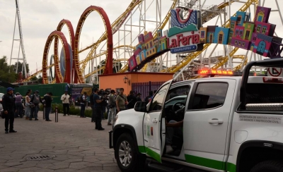 La fachada de la Feria de Chapultepec, tras el accidente.