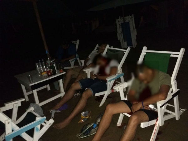 Los cuatro hombres ejecutados en un hotel de Manzanillo, Colima.