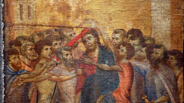 La pintura &#039;El engaño de Cristo&#039;, obra del pintor florentino Cimabue, que fue encontrada en Francia