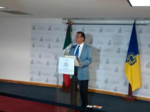 El fiscal Central, Rafael Castellanos convocó a una rueda de prensa para informar sobre la detención de Esquerra Félix.