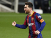Leo Messi celebra un gol con el FC Barcelona.