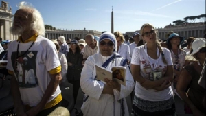Multitudinaria ceremonia de canonización de la Madre Teresa