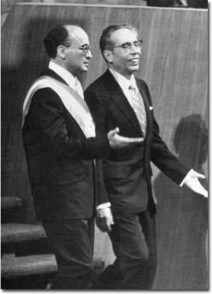 Luis Echeverría y Gustavo Díaz Ordaz