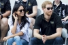 Meghan Markle junto al Príncipe Harry.