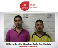 Consignan a dos sujetos implicados en el secuestro del maestro José Guadalupe Madera Godoy, ex secretario de la Sección 47 del SNTE en Jalisco