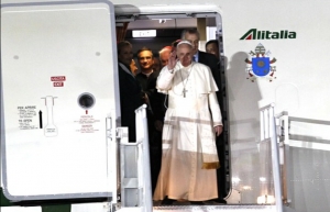 Llega el Papa Francisco a México