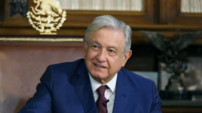 El presidente de México, Andrés Manuel López Obrador. 25 de enero de 2021