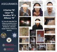 Capturan a la esposa de &#039;El Marro&#039;, líder del Cártel de Santa Rosa de Lima y a otros importantes miembros de ese grupo criminal mexicano