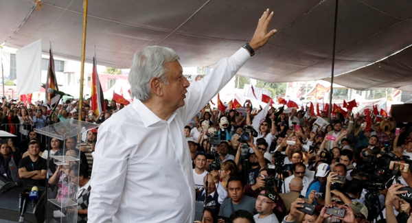 López Obrador se despega 22 puntos de Anaya en carrera por la presidencia de México