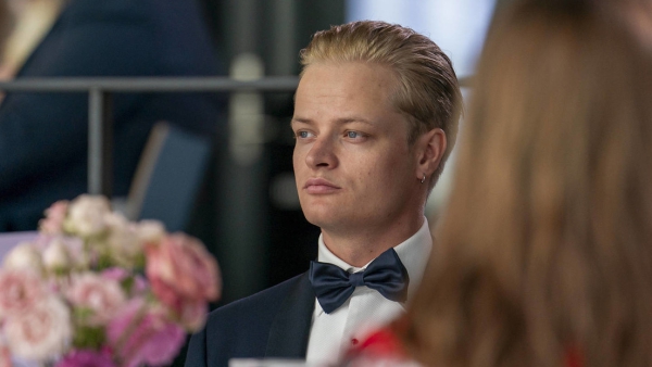 Marius Borg Hoiby durante la celebración gubernamental del día de la autoridad de la princesa Ingrid Alexandra.