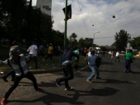 Repliegan a maiceros en carretera a Chapala